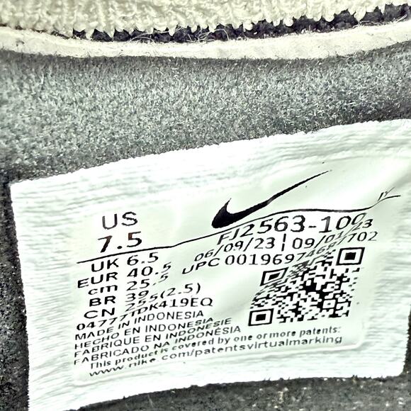 Nike Mens Phantom GX II Pro FG Soccer Cleats US 7.5 Black White FJ2563-100 NWOB main image 12